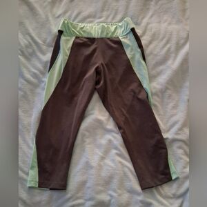 BCG Mint and Brown Leggings
